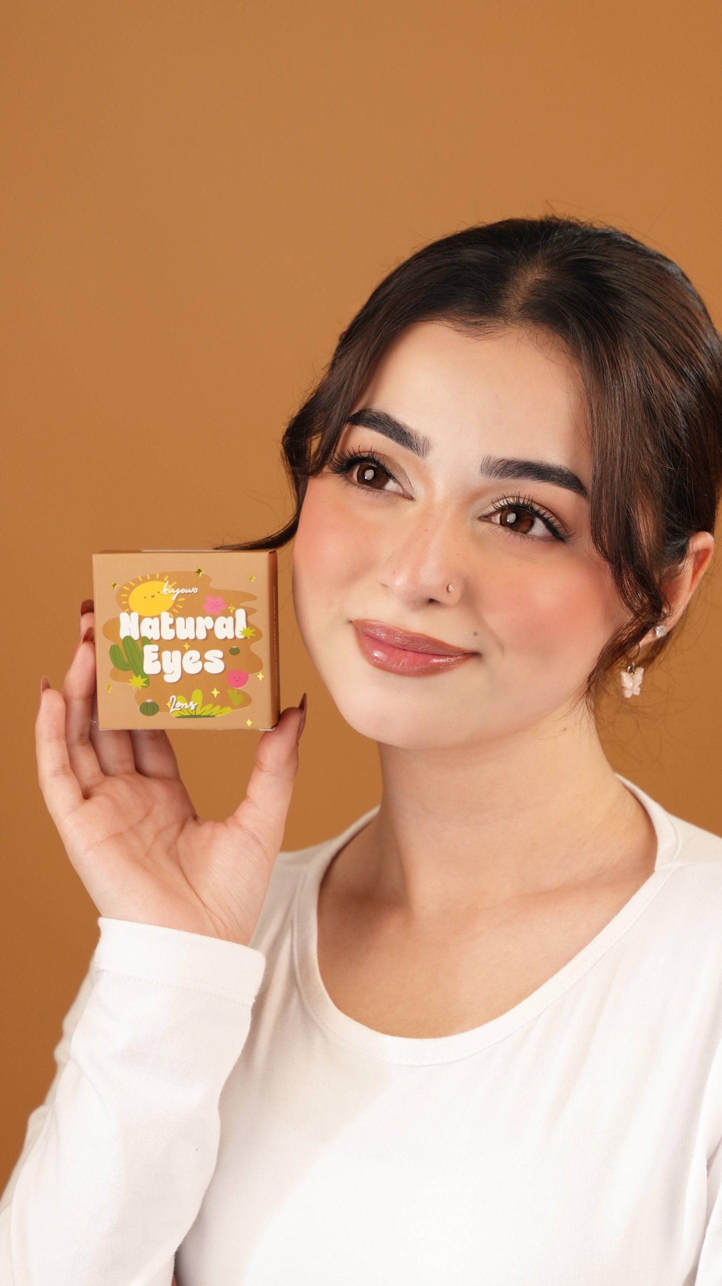 Cinnamon Natural Eyes Big Diameter Soft Lens