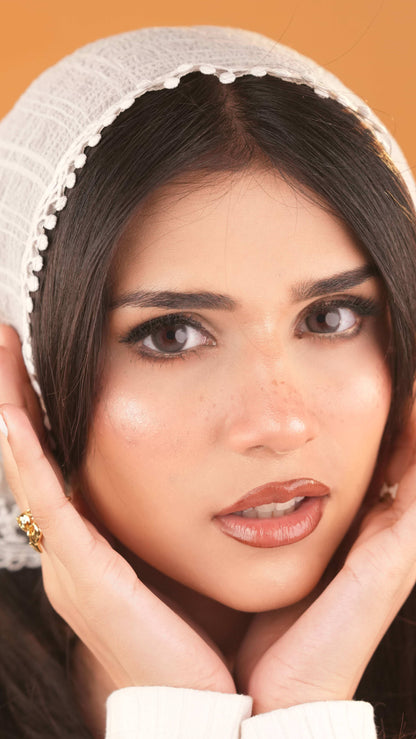 Charcoal Cat  Eyes Soft Lens